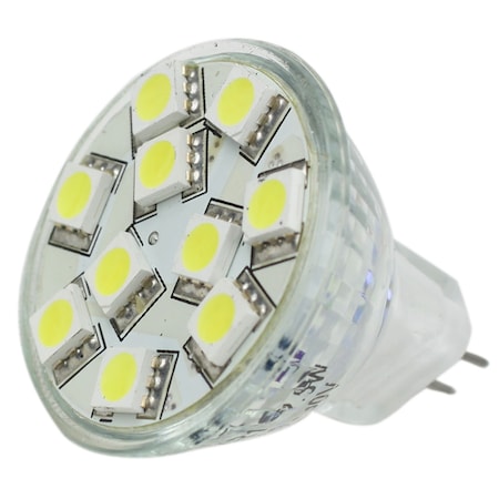 Lunasea Lighting Warm White Led Bulb Mr11 10V-30V Dc LLB-11TW-61-00